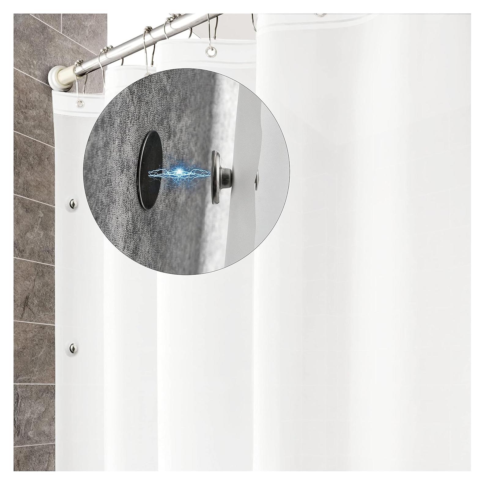 Forro de Ducha Blanco Arayarser 72x72cm Impermeable PEVA