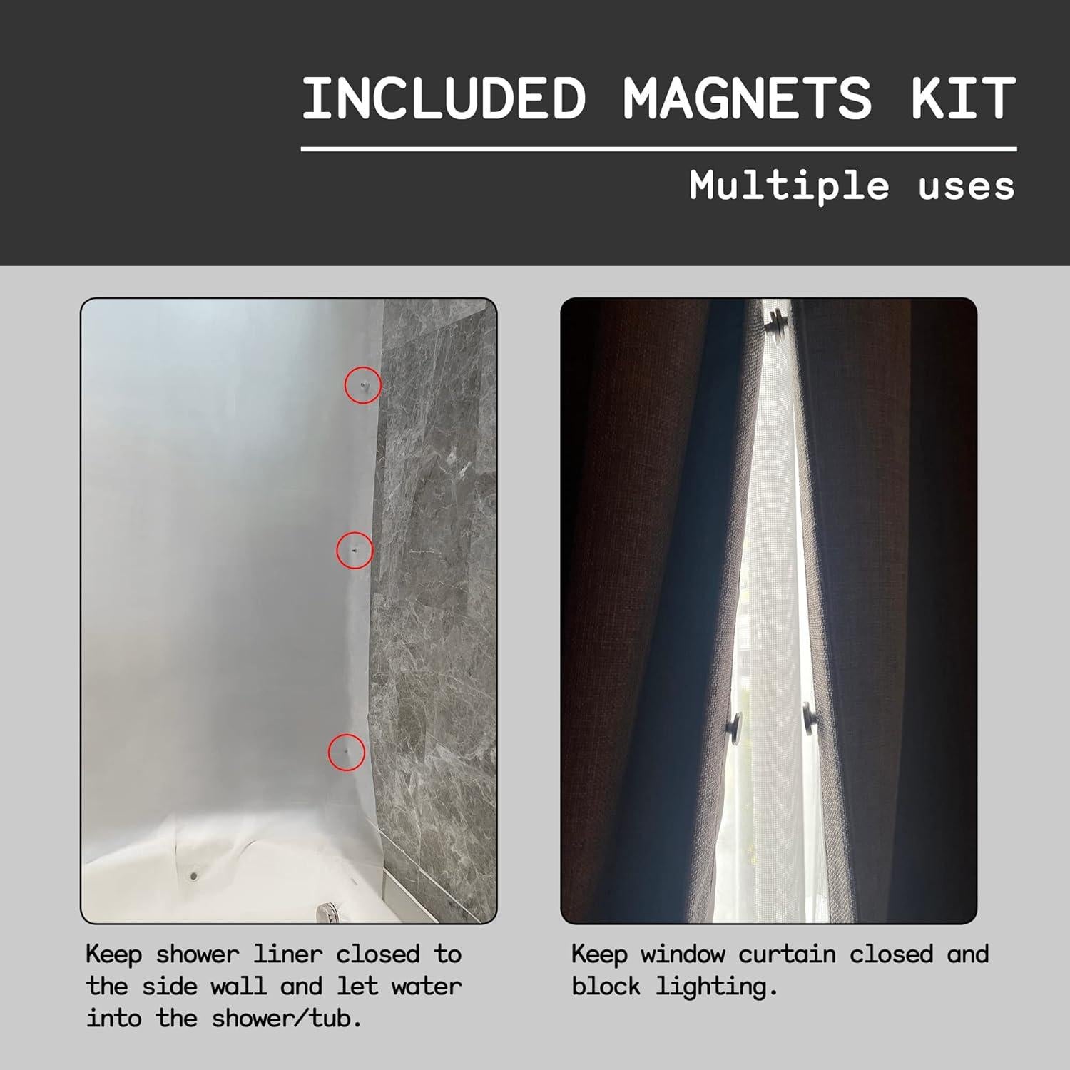 Forro de Ducha Blanco Arayarser 72x72cm Impermeable PEVA