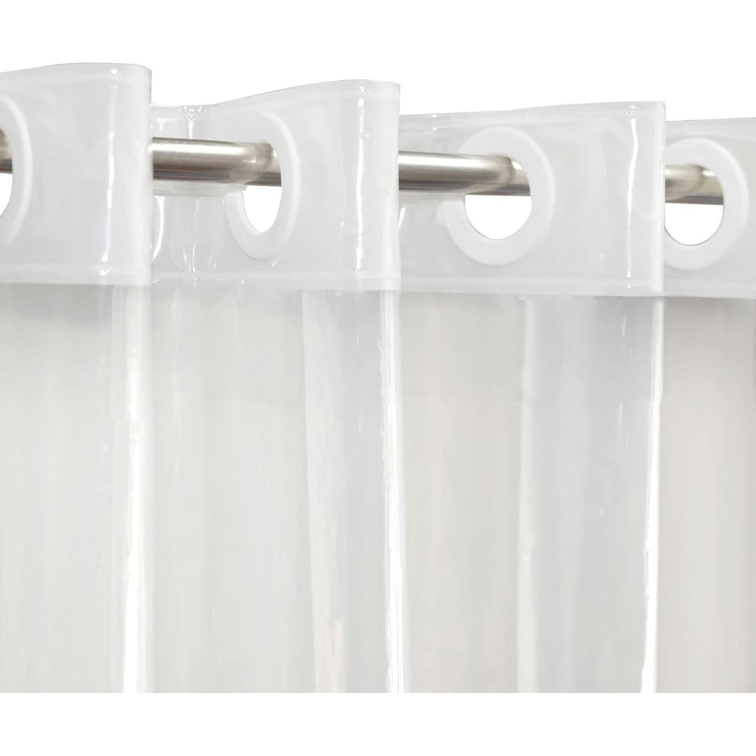 Cortina de Ducha YISURE Transparente 182.88x187.96 cm Impermeable