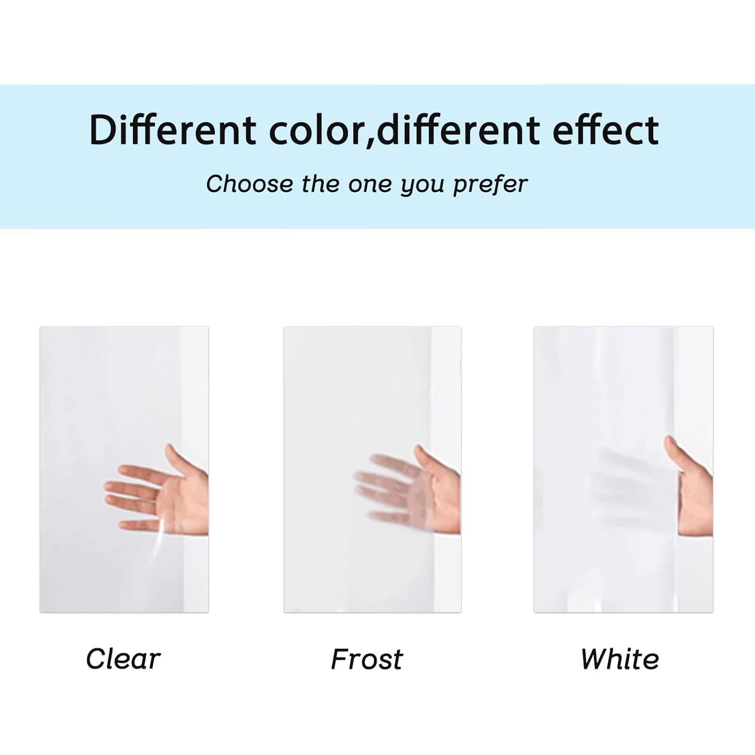 Cortina de Ducha YISURE Transparente 182.88x187.96 cm Impermeable