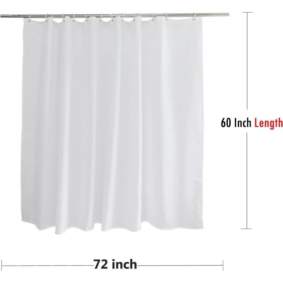Cortina de Ducha Vosign 182.88x152.4 cm Blanca Impermeable