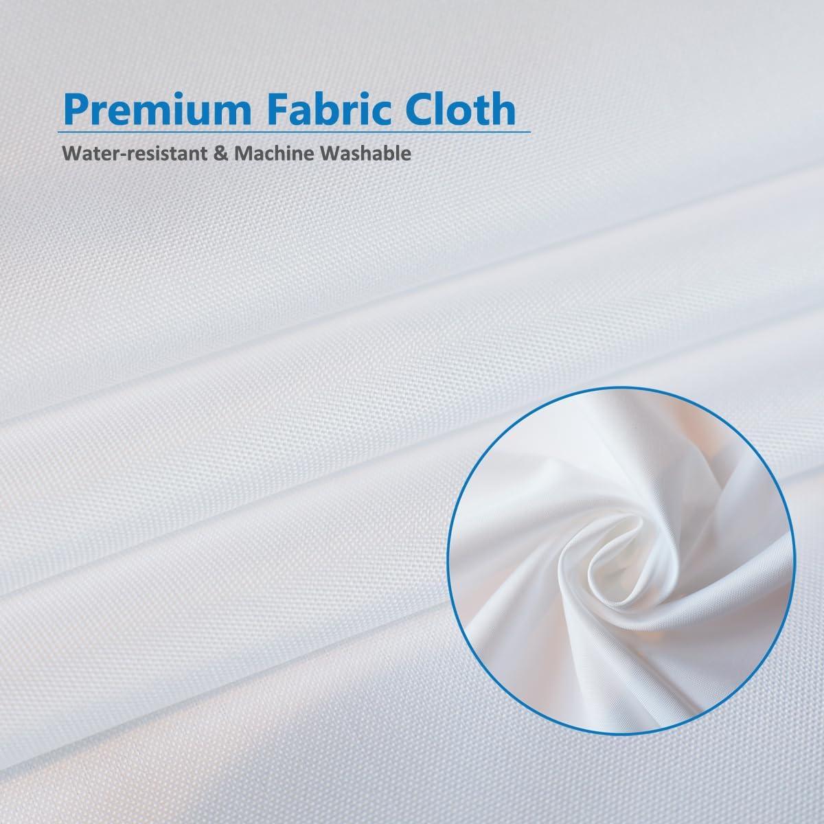 Cortina de Ducha Vosign 182.88x152.4 cm Blanca Impermeable