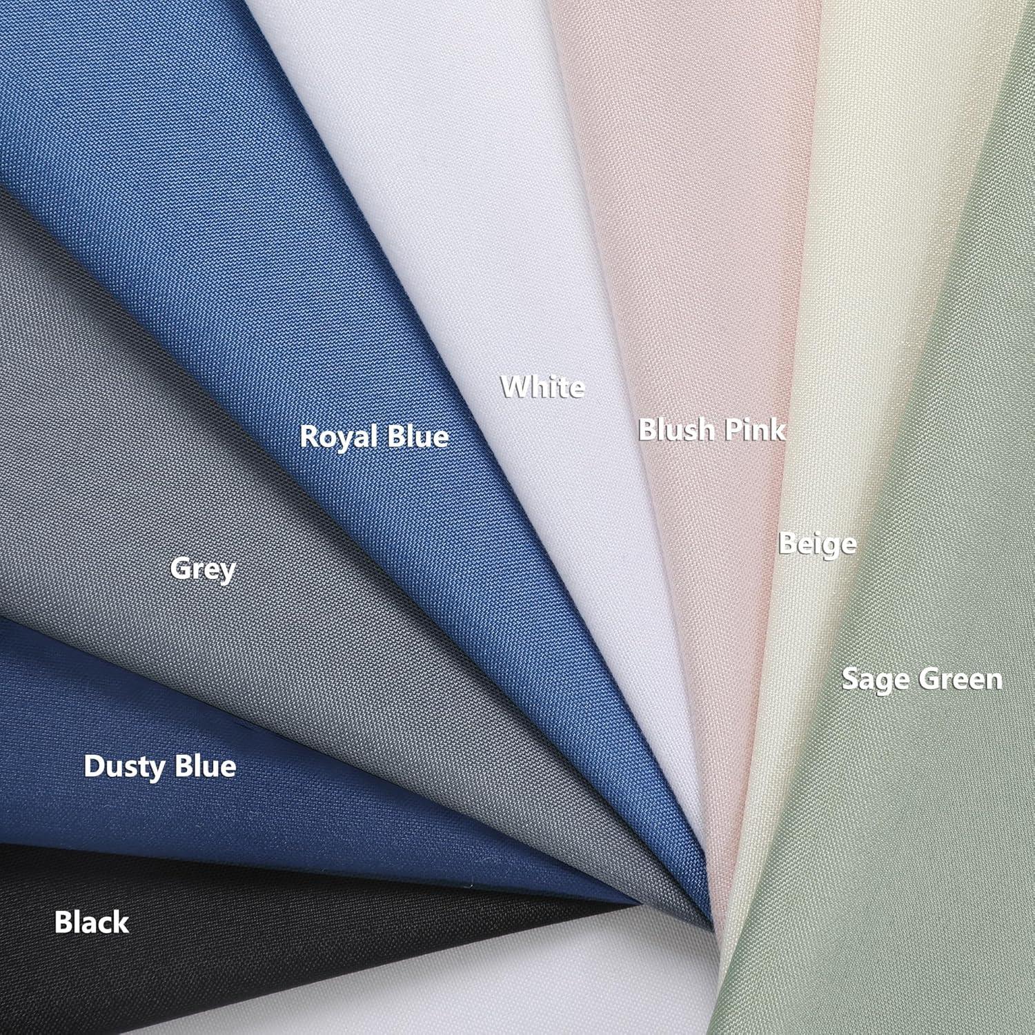 Cortina de Ducha Blanca OVZME 183x183 cm Tela Repelente