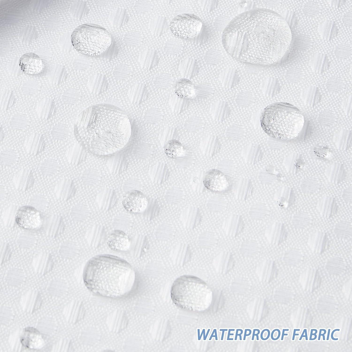 Cortina de Ducha Furlinic Blanca Sin Ganchos 180x198 cm