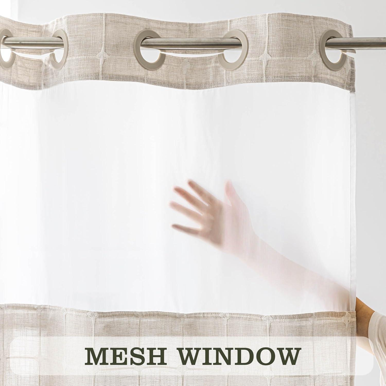 Cortina de Ducha Texturizada Lino River Dream 180x188 cm