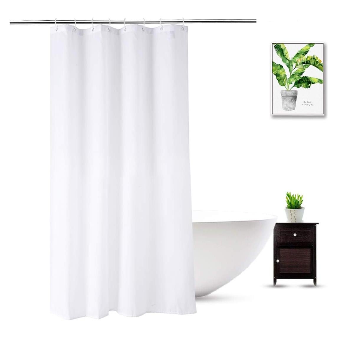 Forro de Ducha de Tela WellColor 48x72cm Blanco Lavable