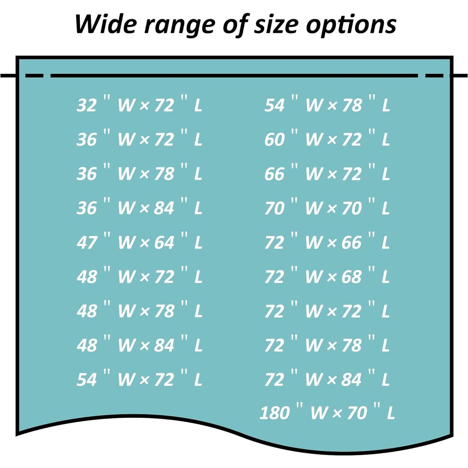 Cortina de Ducha Sra Asombrosa 32x72 cm PEVA Impermeable