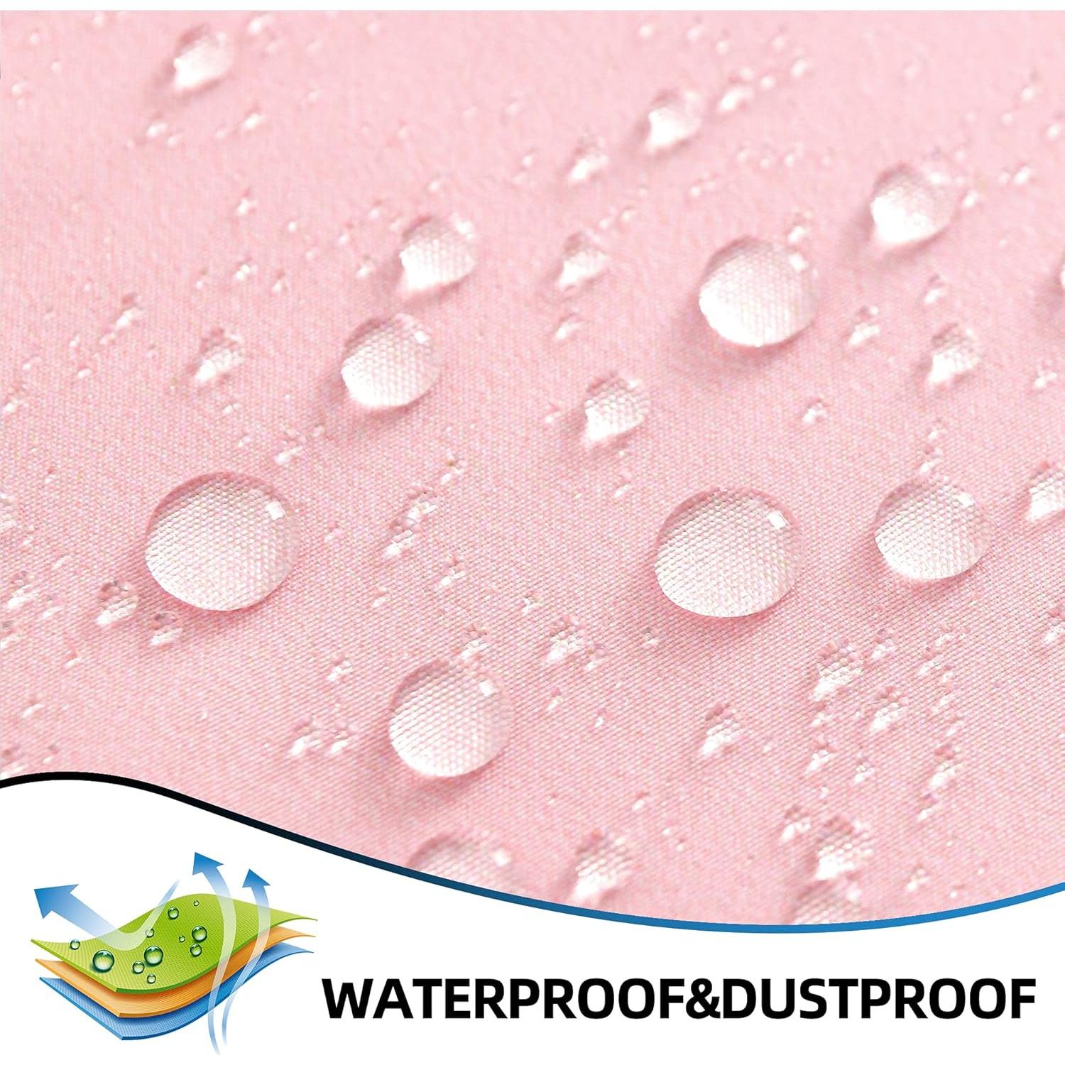 Cortina de Ducha YI & ZE Rosa Ombre 182.88x182.88 cm Impermeable