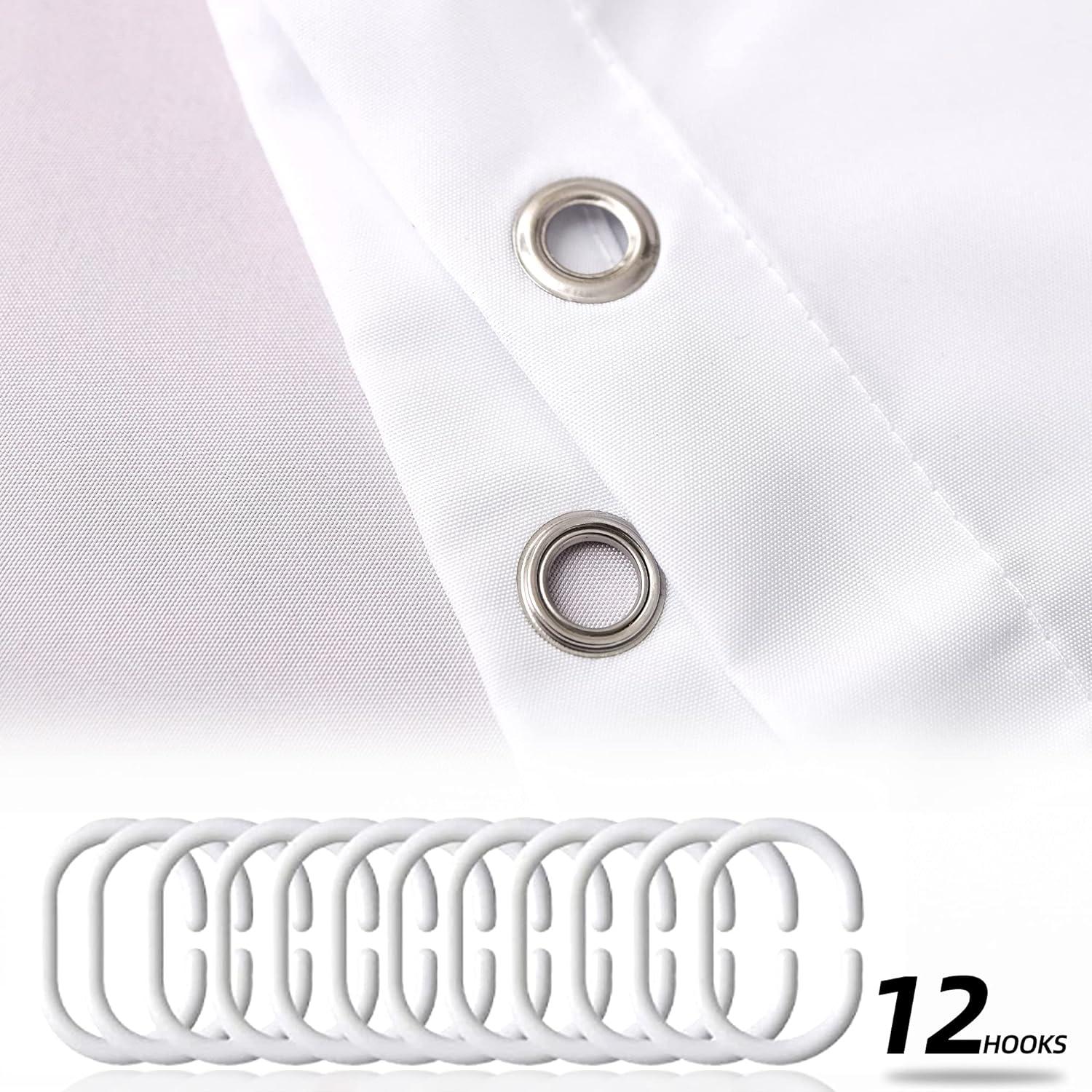 Cortina de Ducha YI & ZE Rosa Ombre 182.88x182.88 cm Impermeable