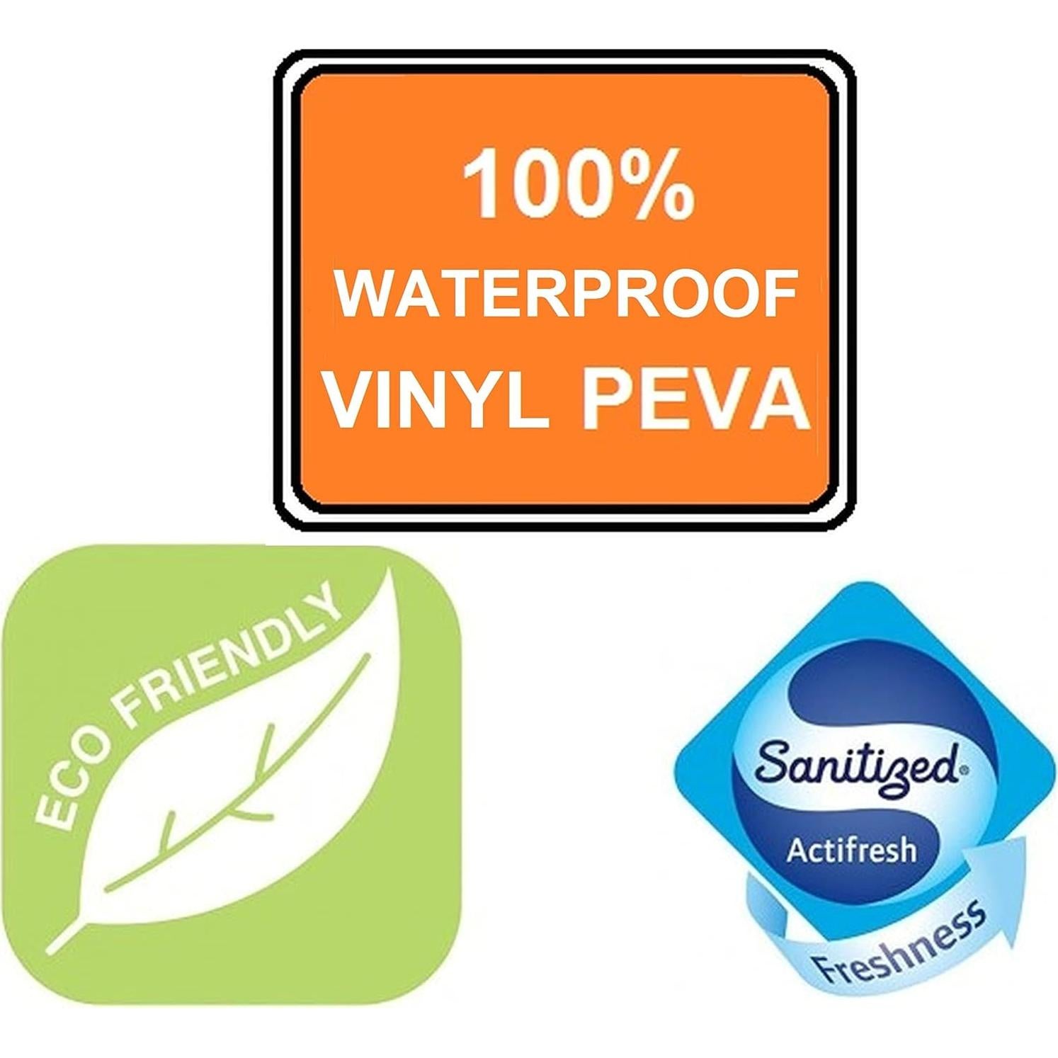 Forro de Ducha Transparente Elegant Comfort 72x72cm Impermeable