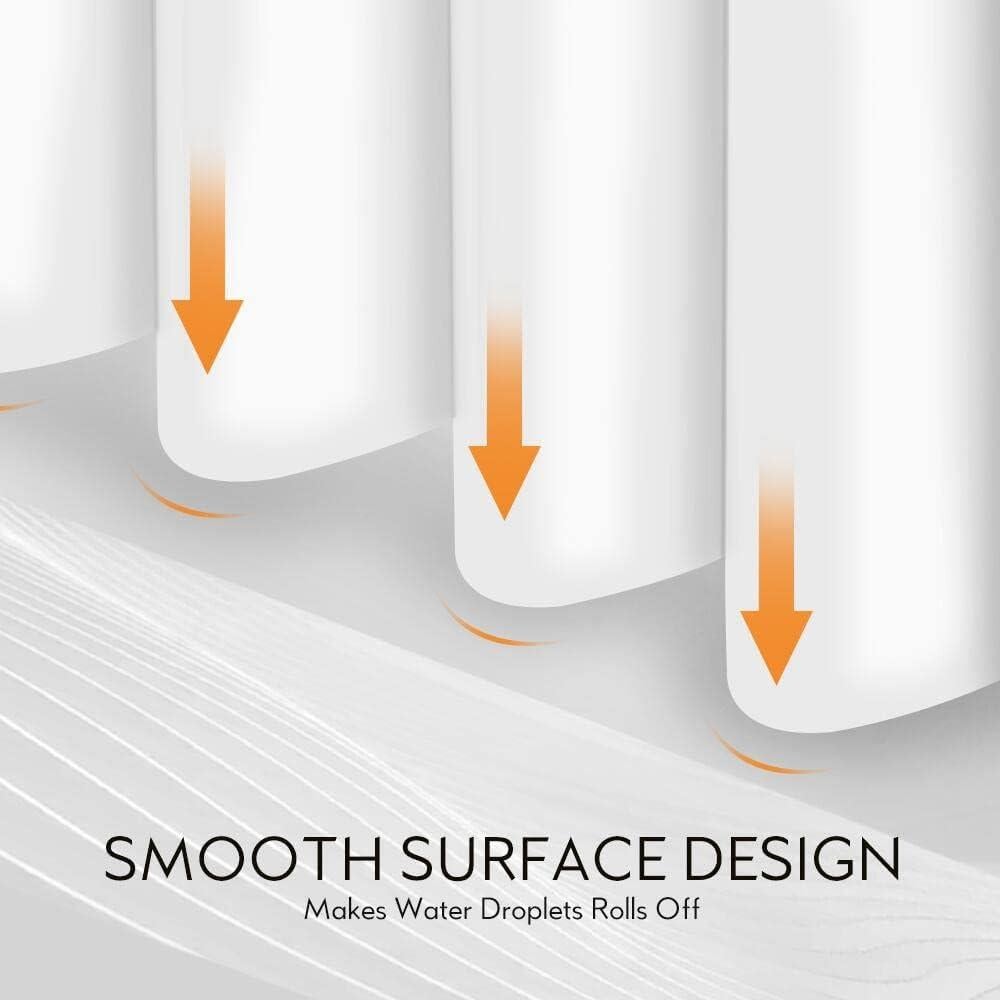 Forro de Cortina de Ducha FGY 180x180 cm Impermeable PEVA Blanco