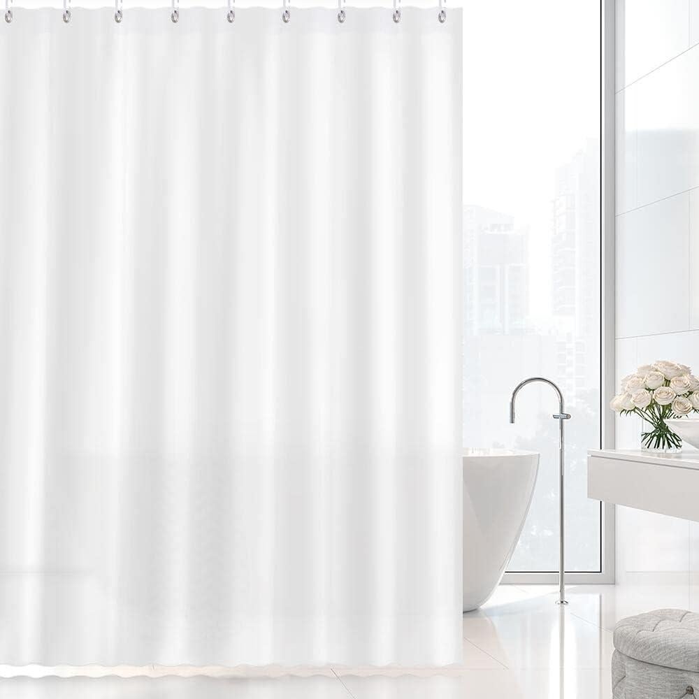 Forro de Cortina de Ducha FGY 180x180 cm Impermeable PEVA Blanco