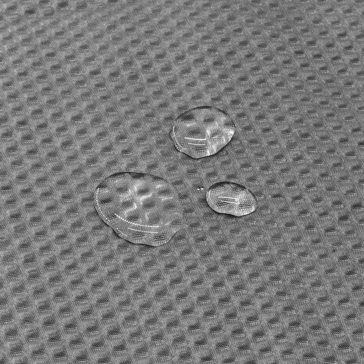 Cortina de Ducha de Tela Gris Tititex 182.88x182.88 cm Impermeable