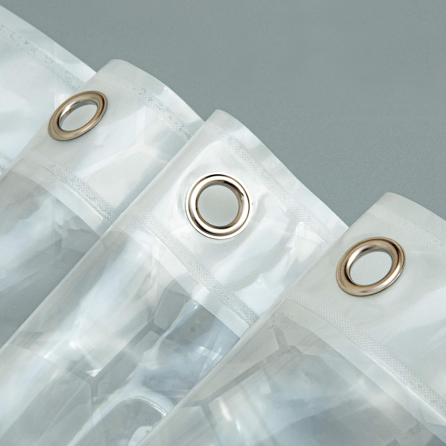 Cortina de Ducha Clara NTBAY EVA 72x72cm Impermeable con Imán