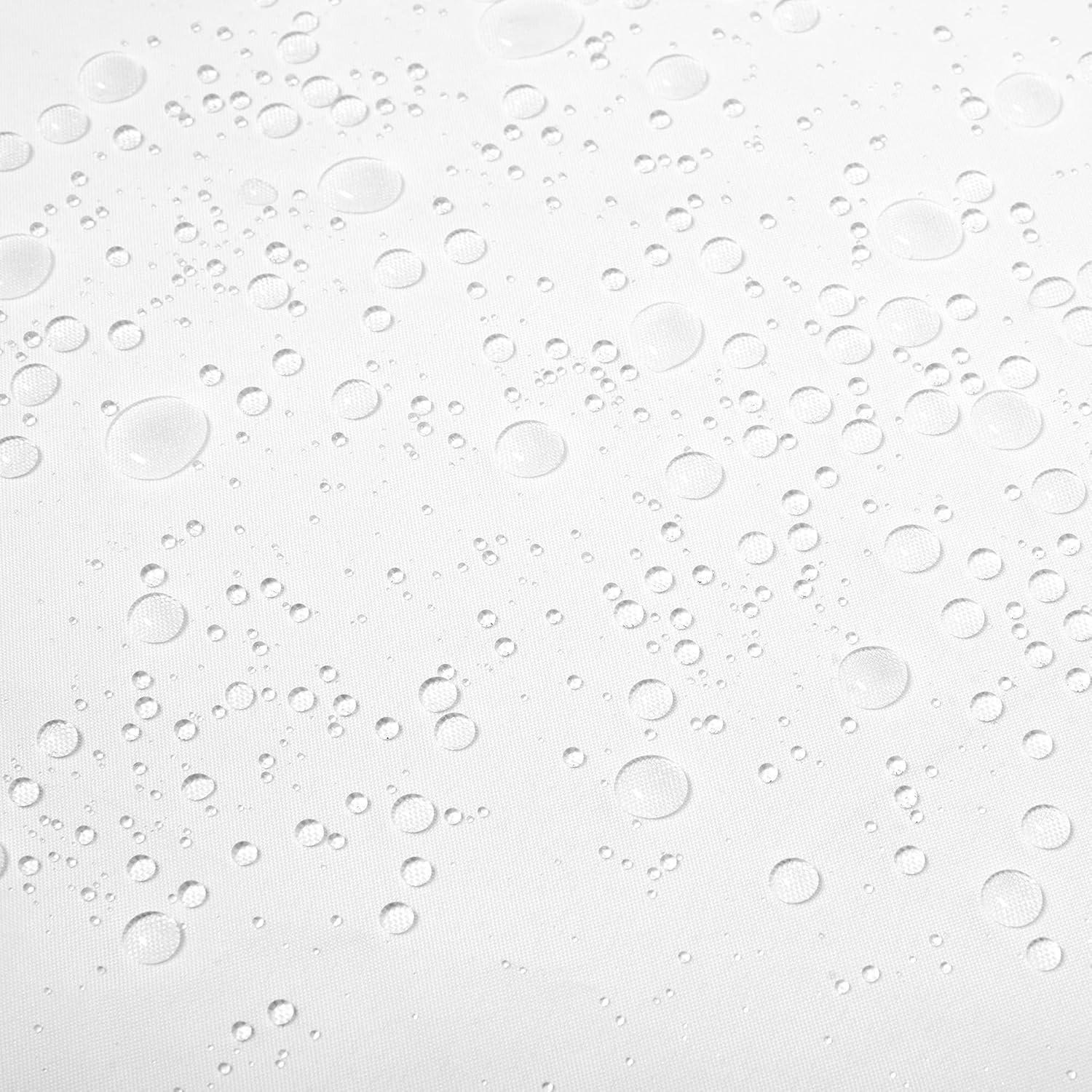 Cortina de Ducha River Dream Sin Ganchos 180 x 188 cm Blanca