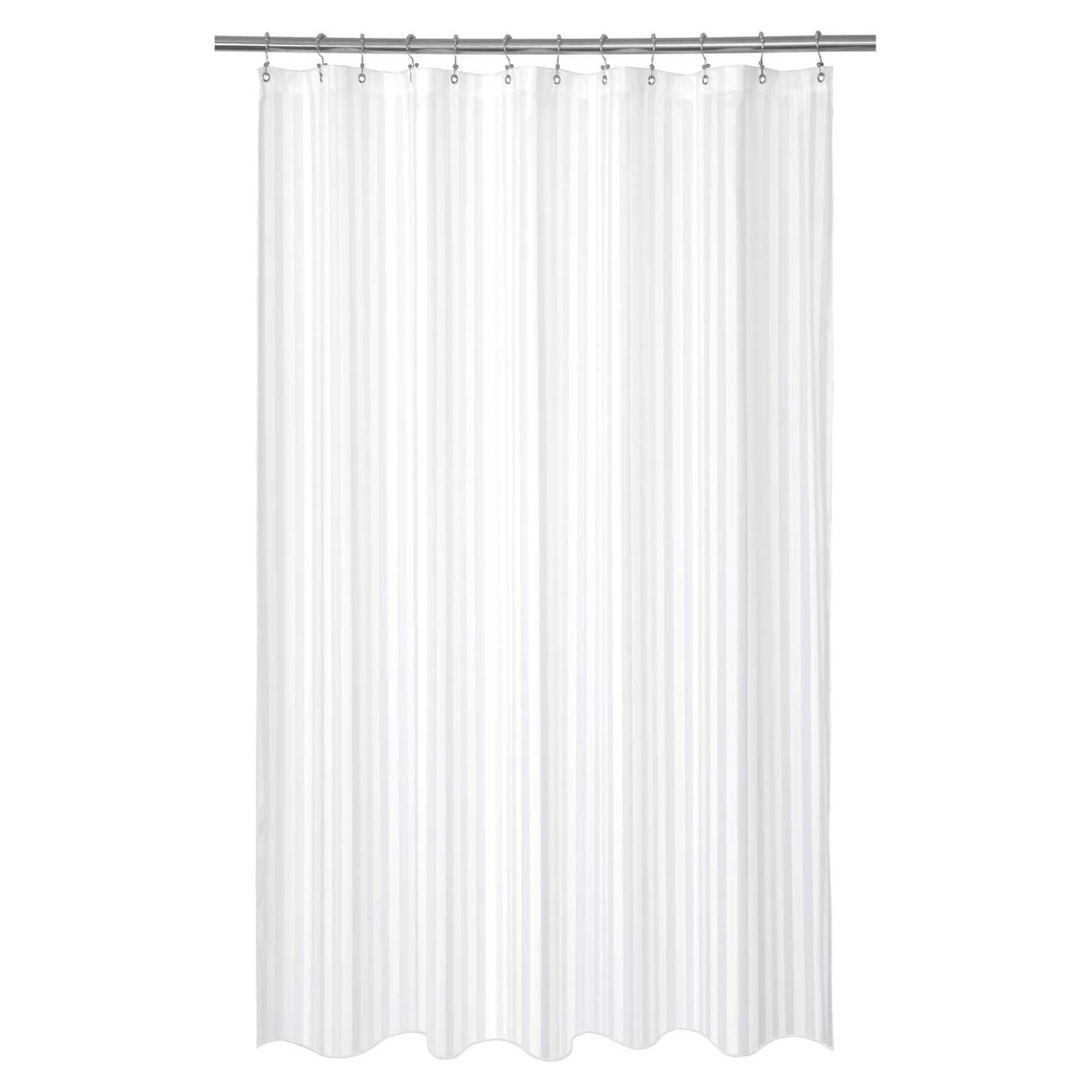 Cortina de Ducha Barossa Design 182x182 cm Impermeable Rayas