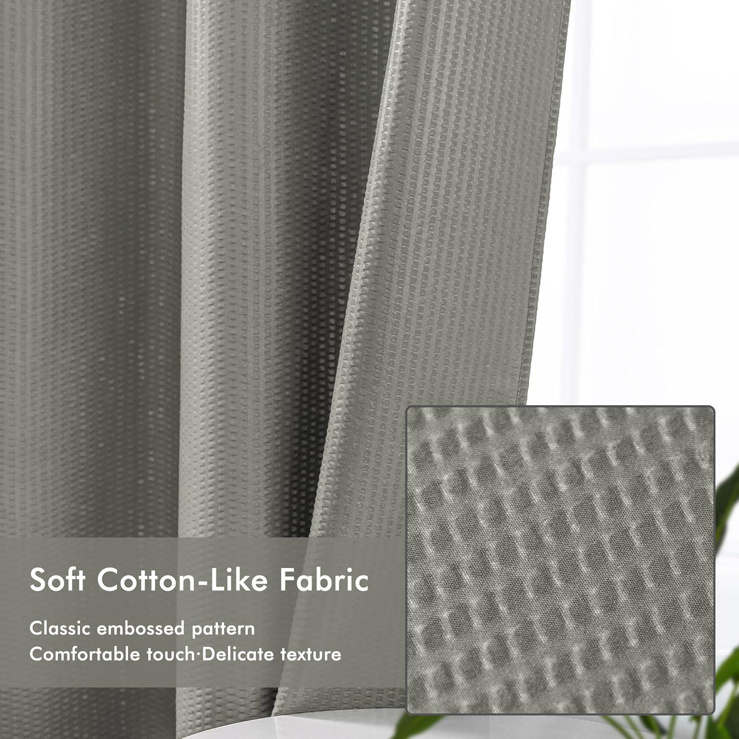 Cortina de Ducha Sra Asombrosa 180x188 cm Gris Sin Gancho