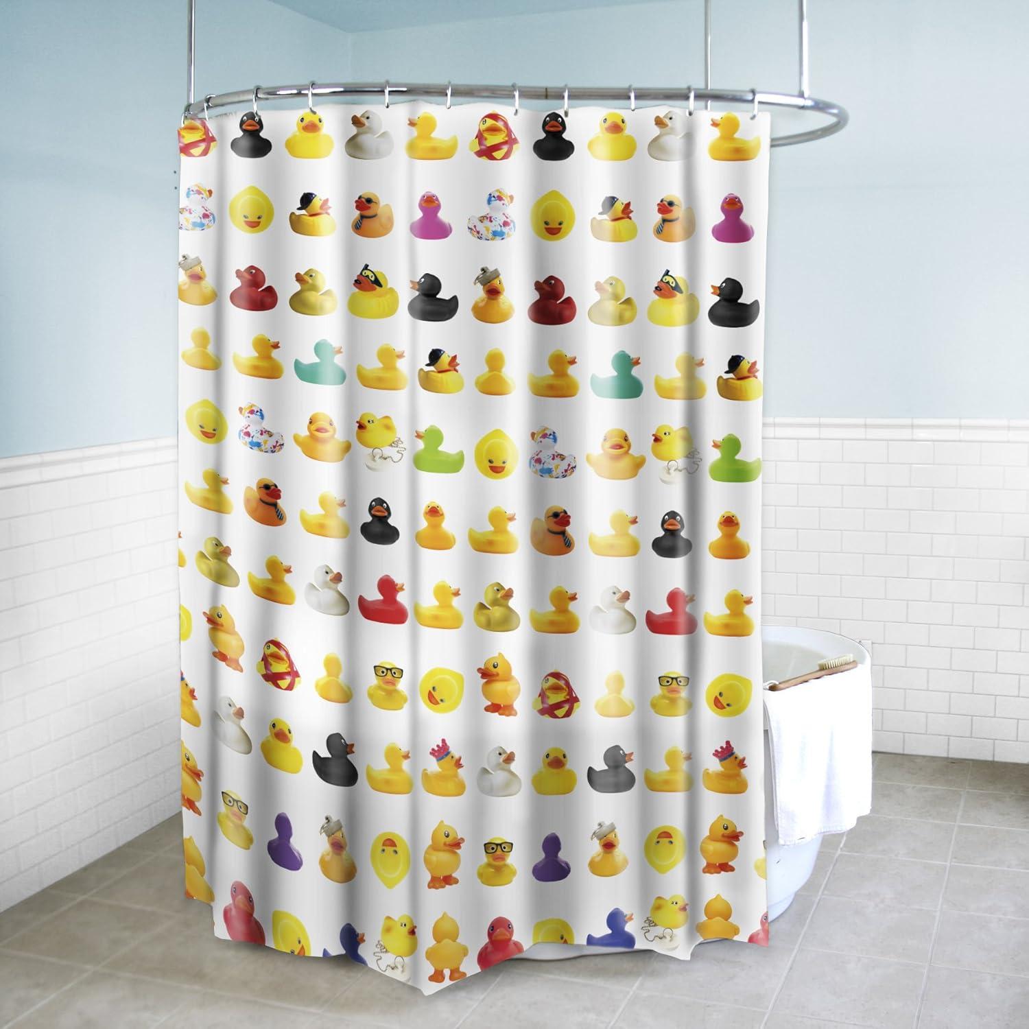 Forro de Ducha PEVA Splash Home Patito 70x72" Impermeable