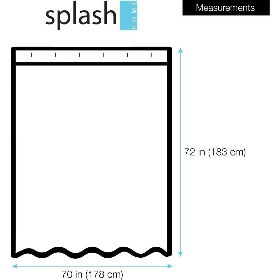 Forro de Ducha PEVA Splash Home Patito 70x72" Impermeable