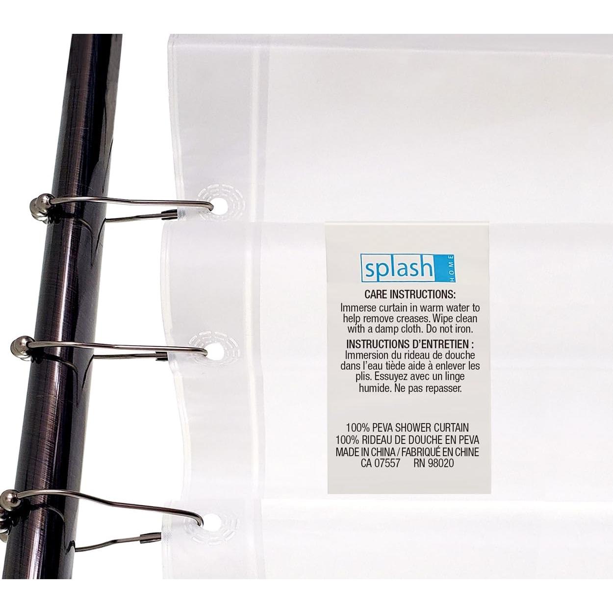 Forro de Ducha PEVA Splash Home Patito 70x72" Impermeable