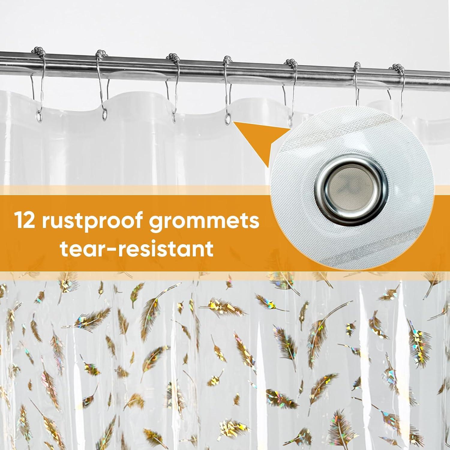 Forro de Ducha Holográfico TRIMENGO 178x183 cm PEVA Impermeable