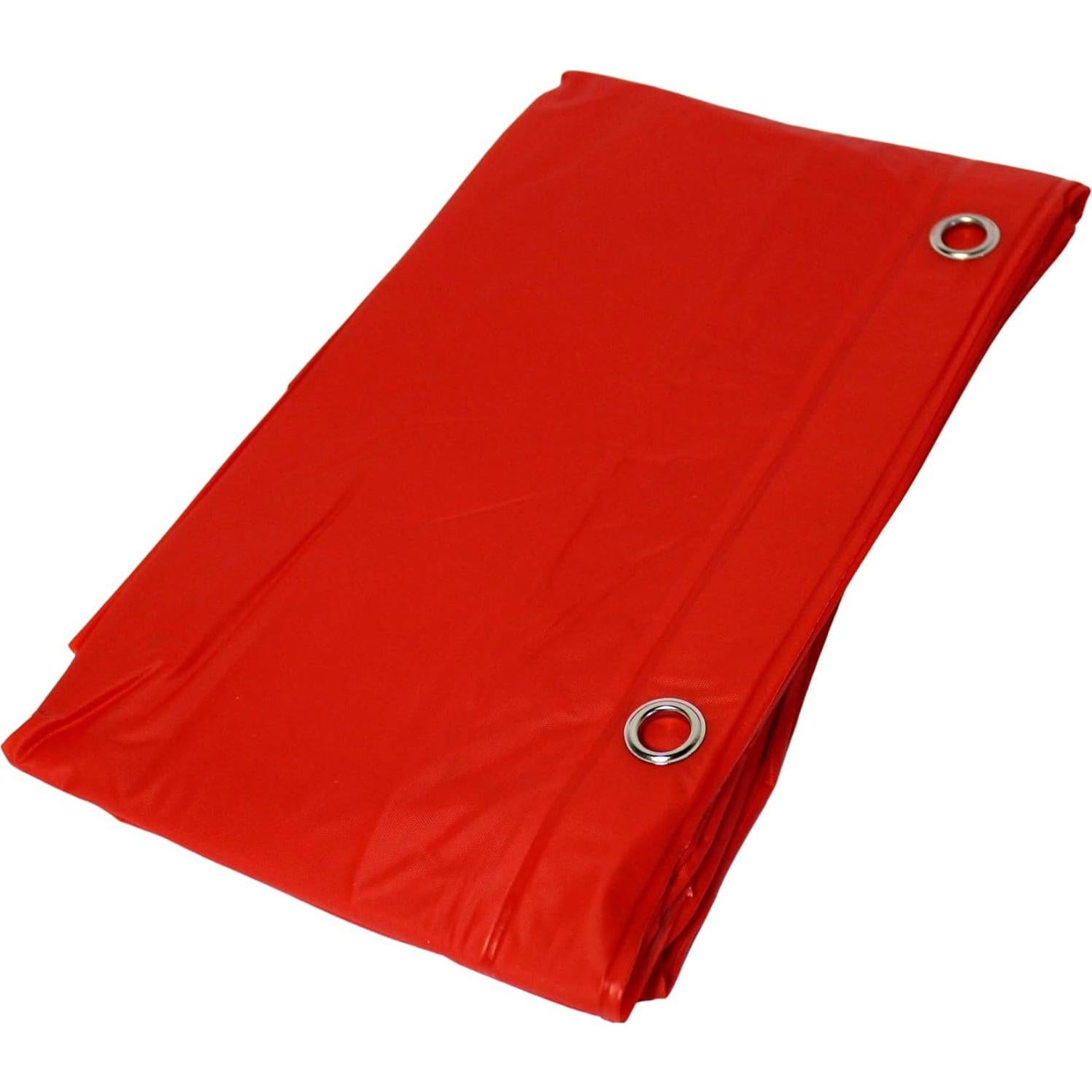 Cortina de Ducha Magnetizada PVC Industria Confiable 178x183cm Rojo