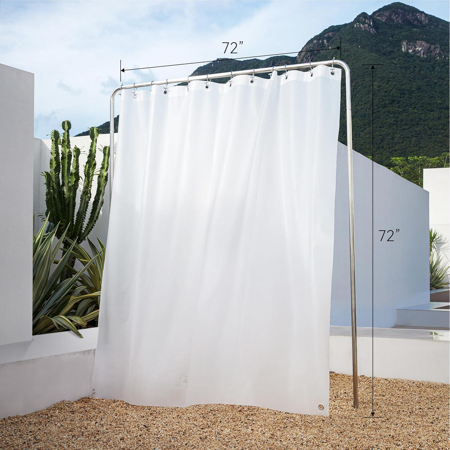 Cortina de Ducha AIRLAKE EVA Frosted 1.83m x 1.83m Impermeable