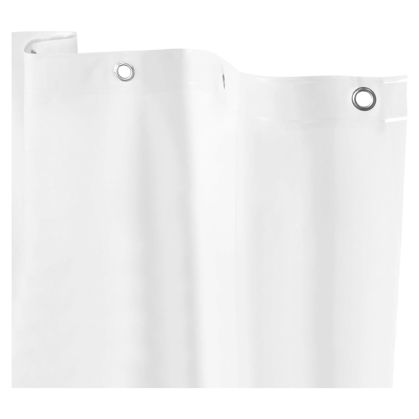 Cortina de Ducha Kenney PEVA Extra Larga 180x198 cm Blanca