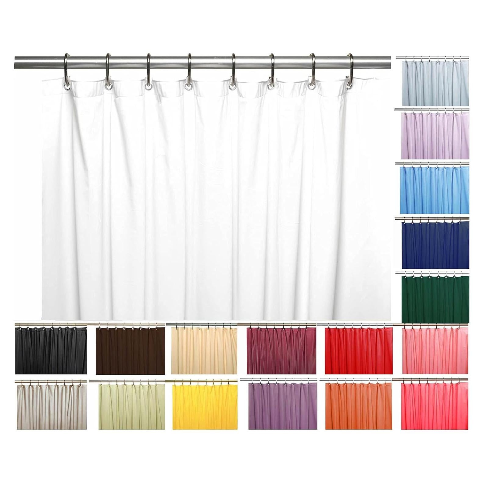 Cortina de Ducha de Vinilo Pesado Venice Collections 183x178 cm