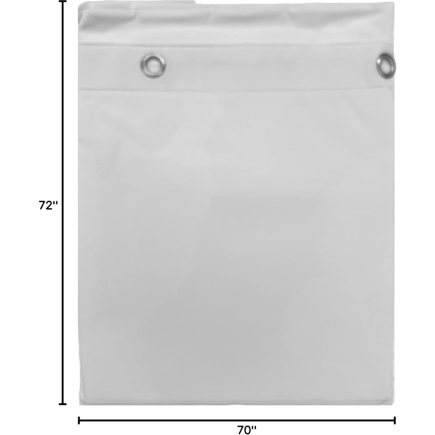 Cortina de Ducha de Vinilo Pesado Venice Collections 183x178 cm