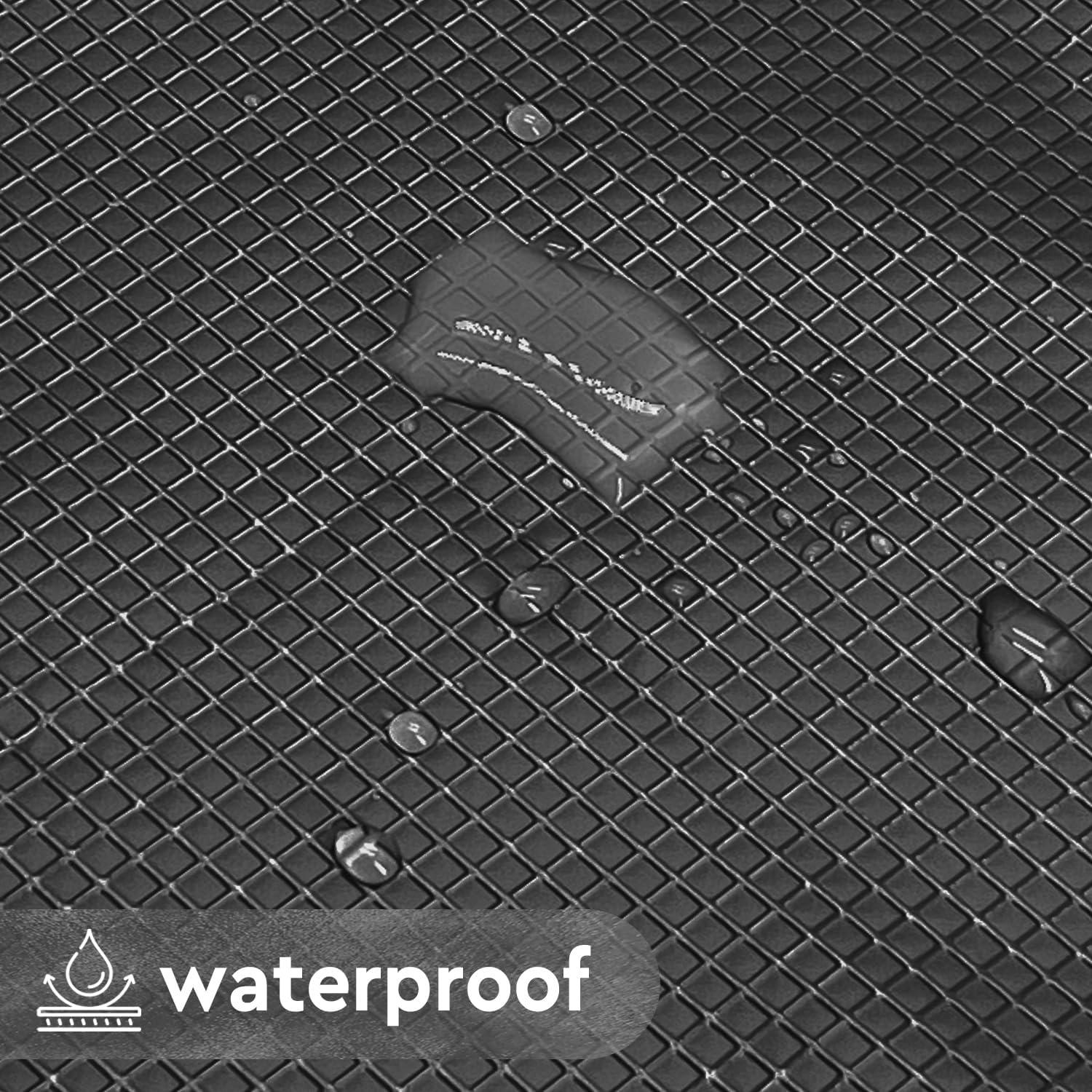 Cortina de Ducha Tititex Negra 72x72 cm PEVA Impermeable