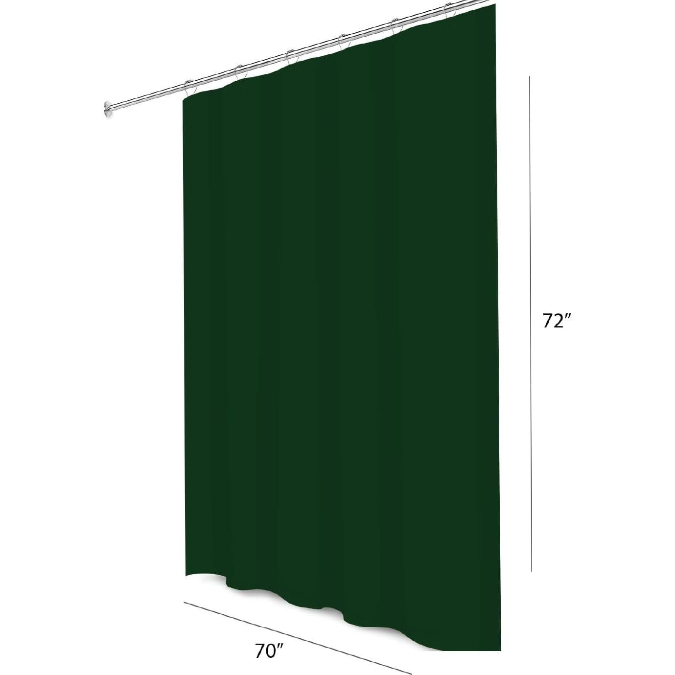 Forro de Cortina de Ducha PEVA Home Expressions 70x180 cm Verde