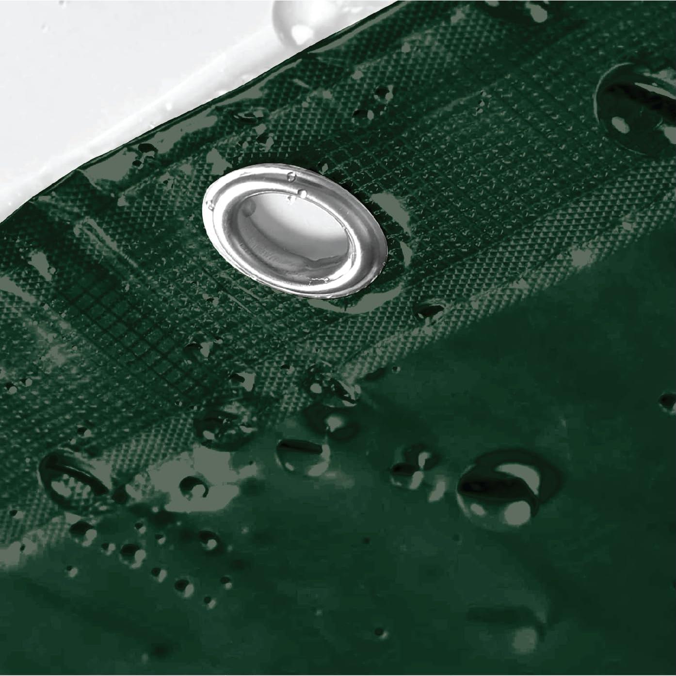 Forro de Cortina de Ducha PEVA Home Expressions 70x180 cm Verde