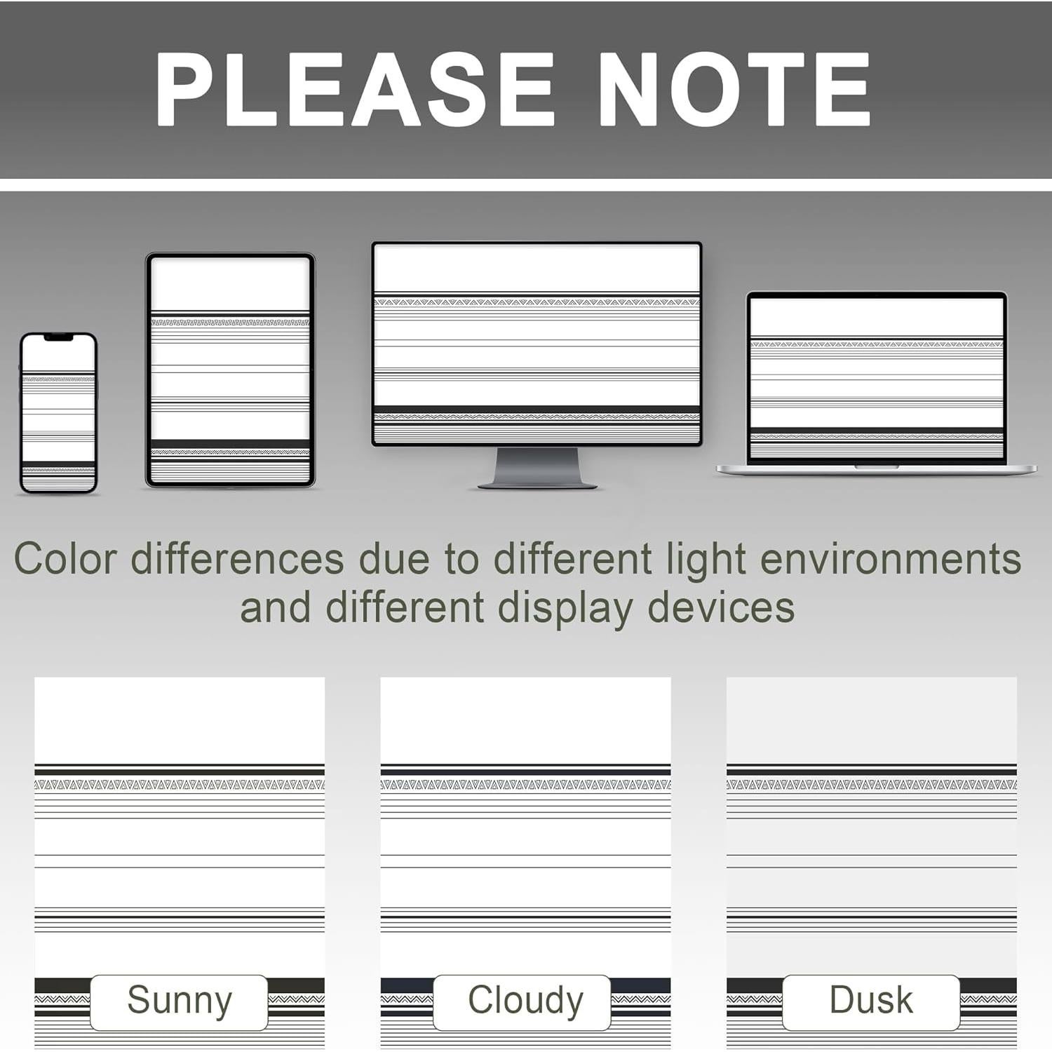 Cortina de Ducha AXURXUI Boho Negra 180x190 cm Impermeable