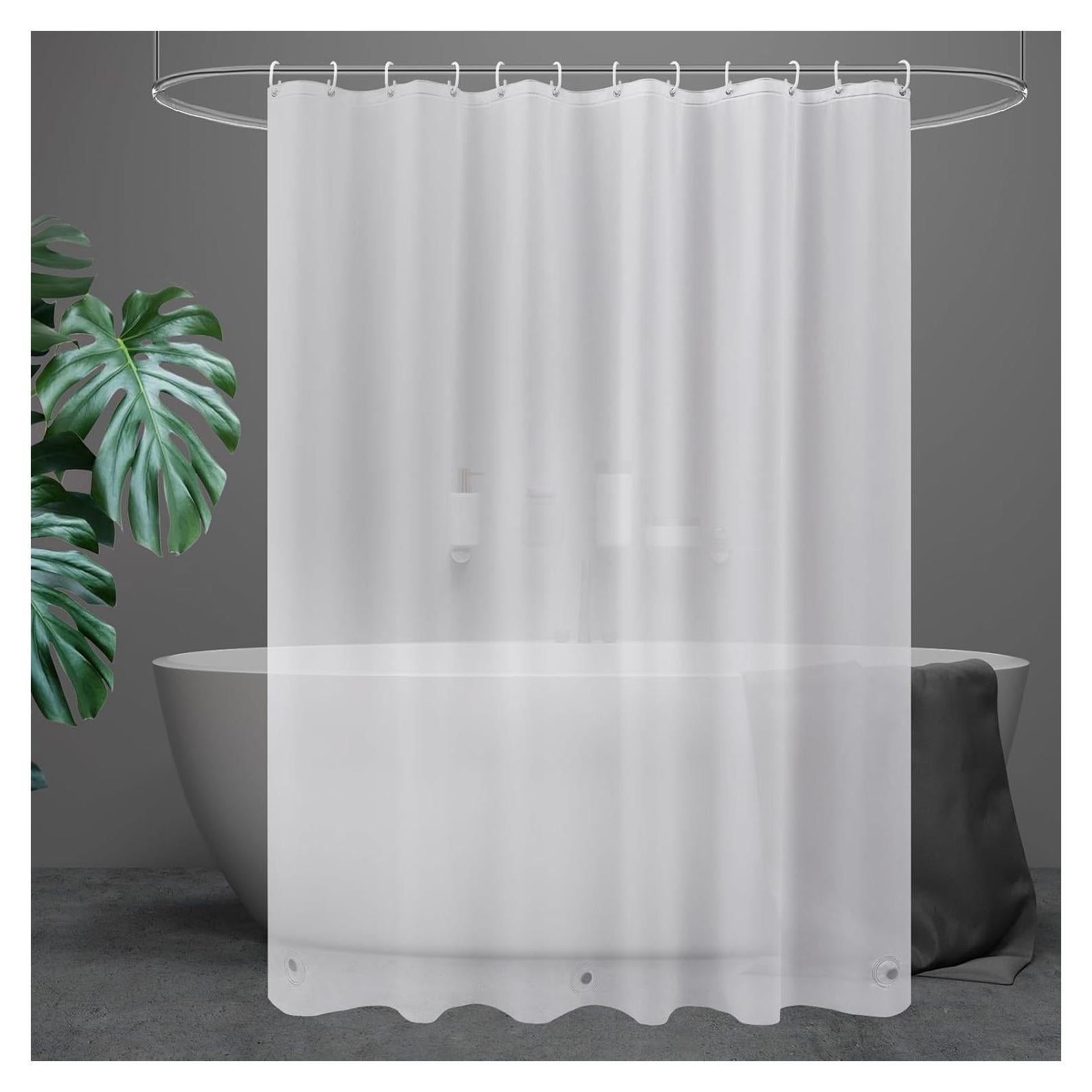 Cortina de Ducha UFRIDAY Frosted 71x74 cm Impermeable