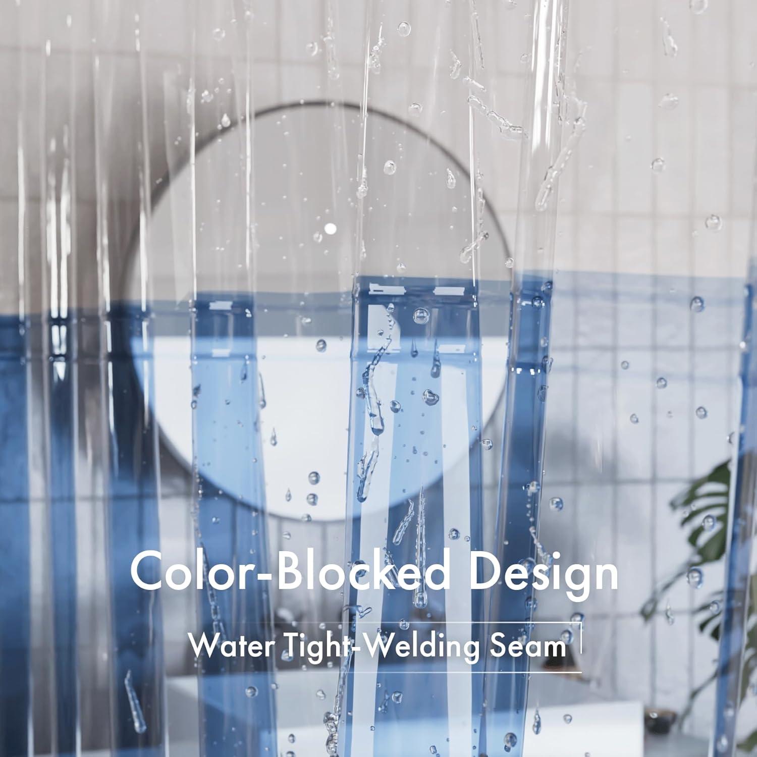 Forro de Cortina de Ducha 100% EVA AmazerBath 183x183 cm