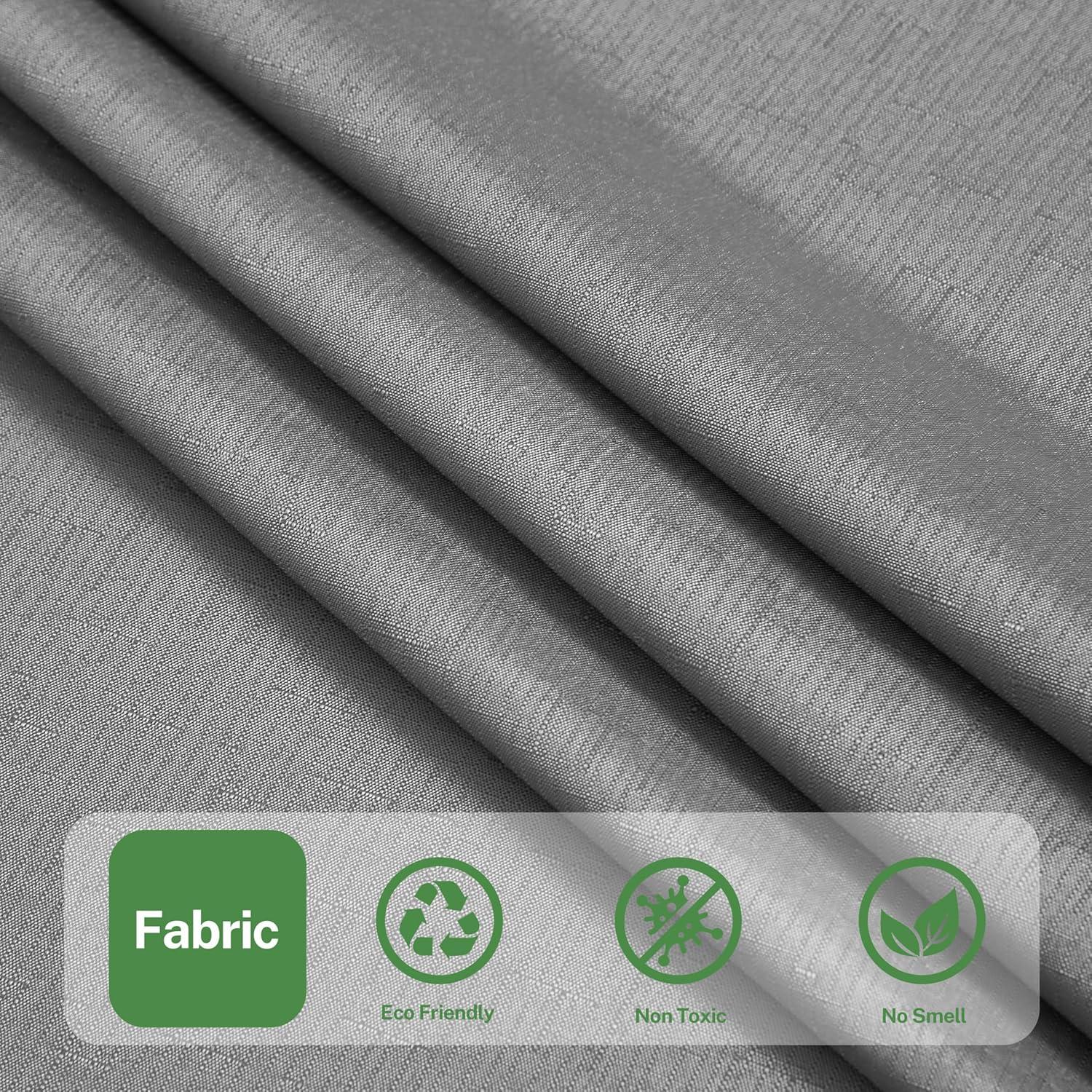 Cortina de Ducha Lameirose Gris 182.88x182.88 cm Impermeable