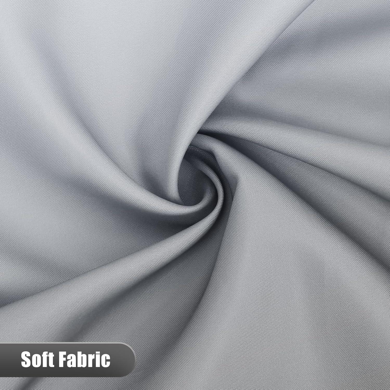 Cortina de Ducha OLANLY Ombre Negra y Gris 182.88x182.88 cm