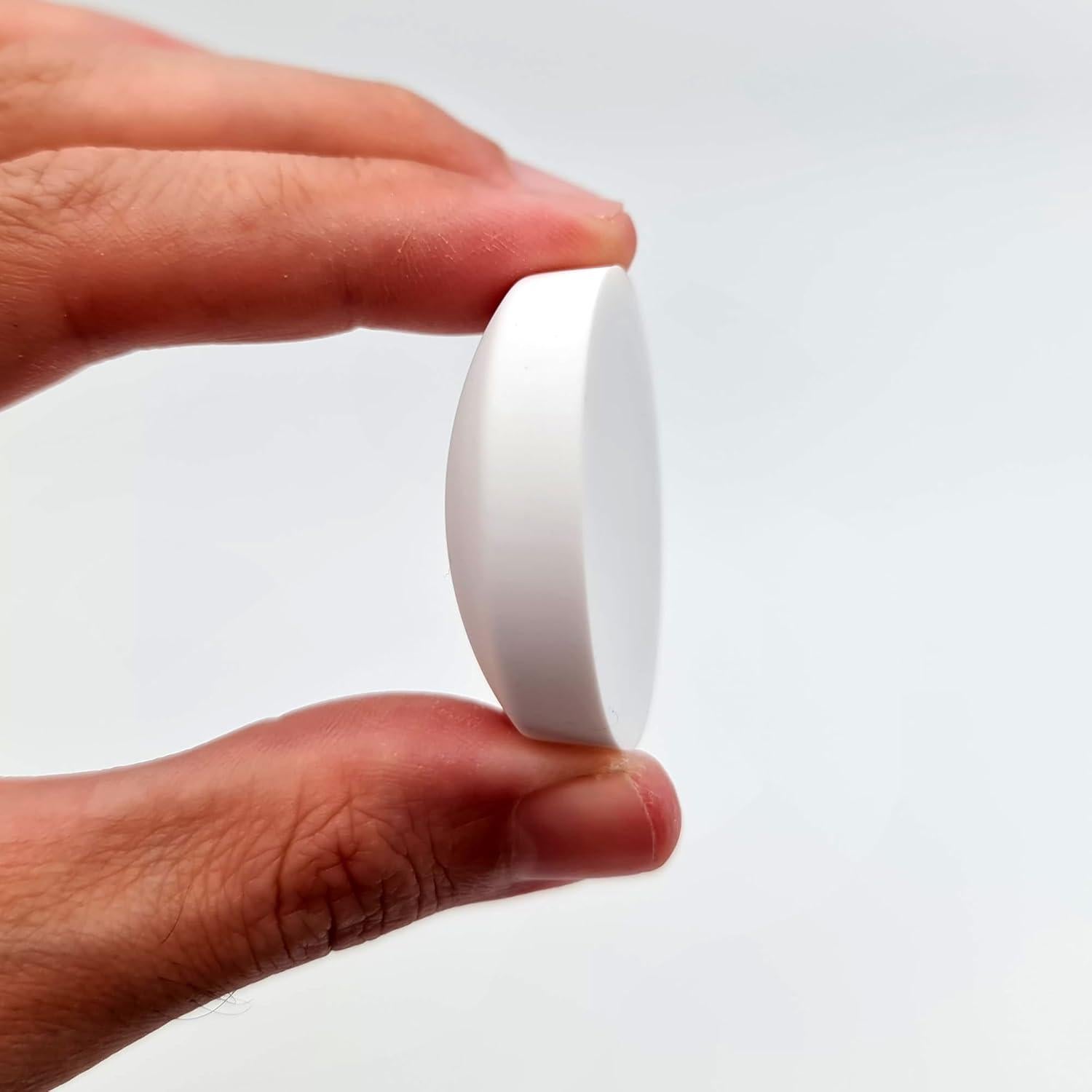 Pesas Magnéticas para Cortinas de Ducha HMmagnets - 4 Pares Blancas