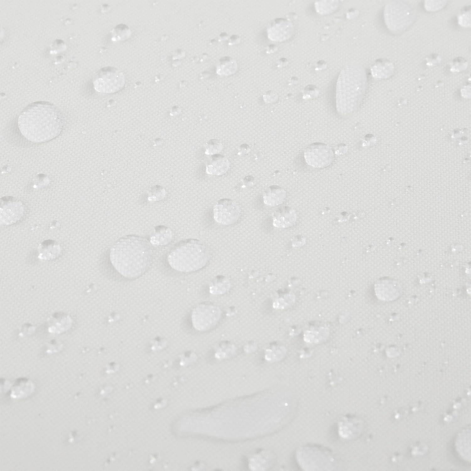 Cortina de Ducha River Dream 137x203 cm Blanca Sin Ganchos