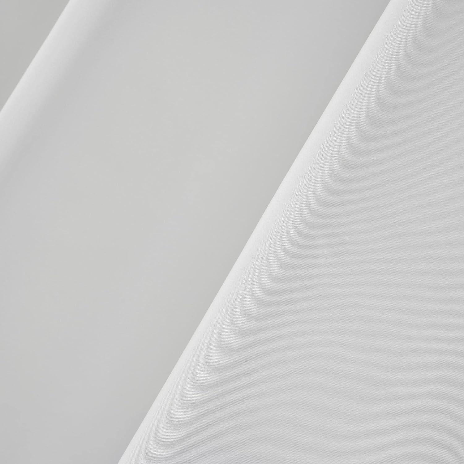 Cortina de Ducha River Dream 137x203 cm Blanca Sin Ganchos