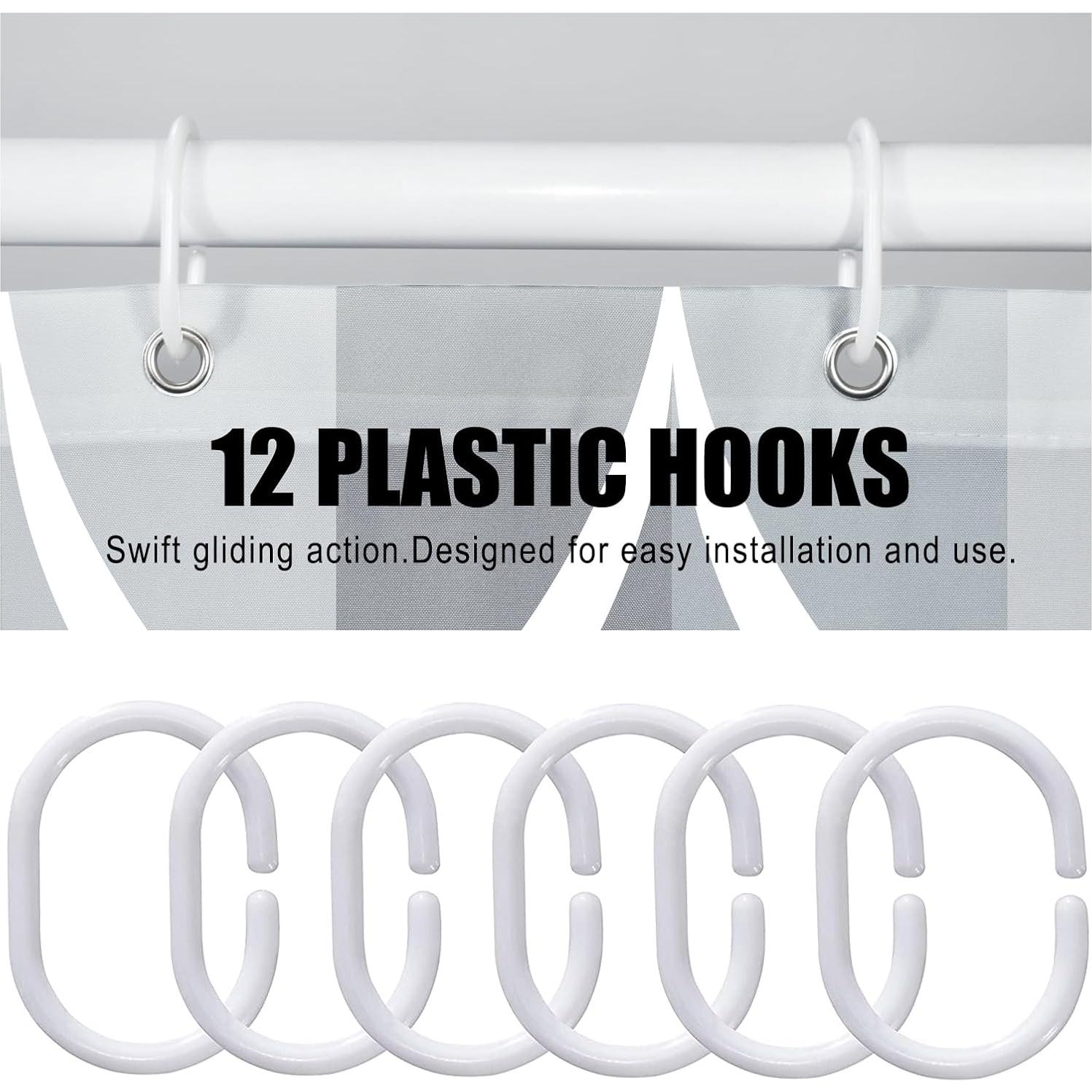 Cortina de Ducha Gris Gelbchu 182.88x182.88 cm Impermeable