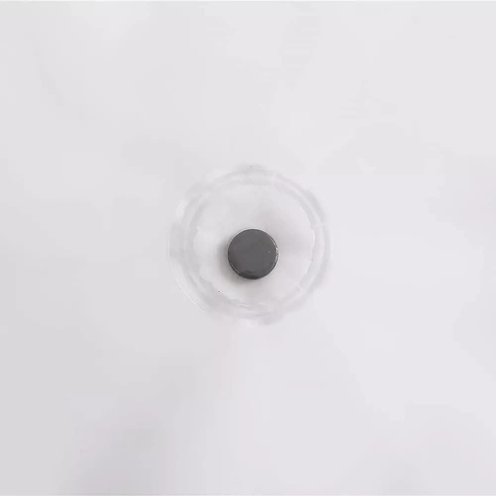 Cortina de Ducha Blanca 152.4 x 182.88 cm PEVA De-Mediocre