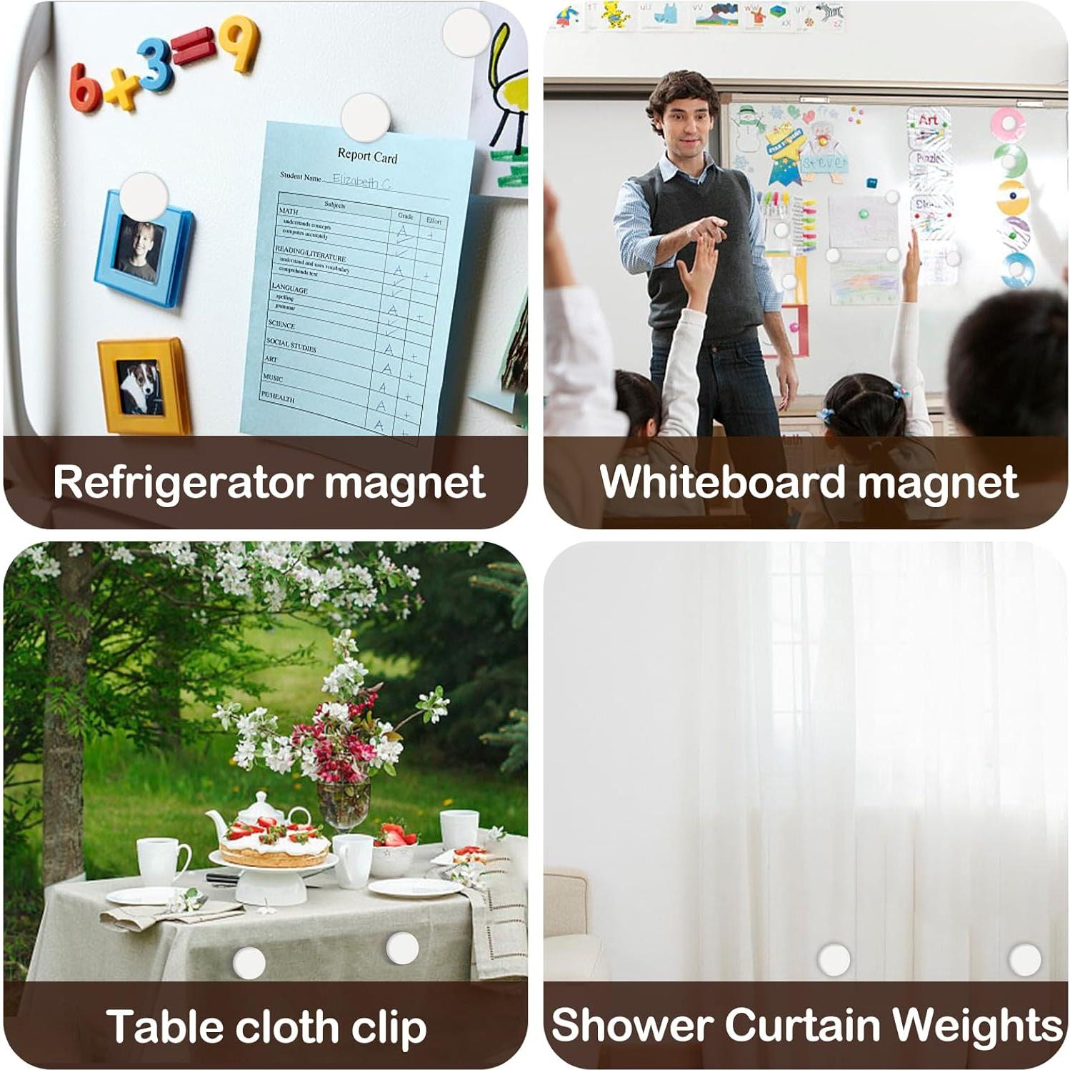 Pesas Magnéticas para Cortinas de Ducha YixangDD - 8 Piezas