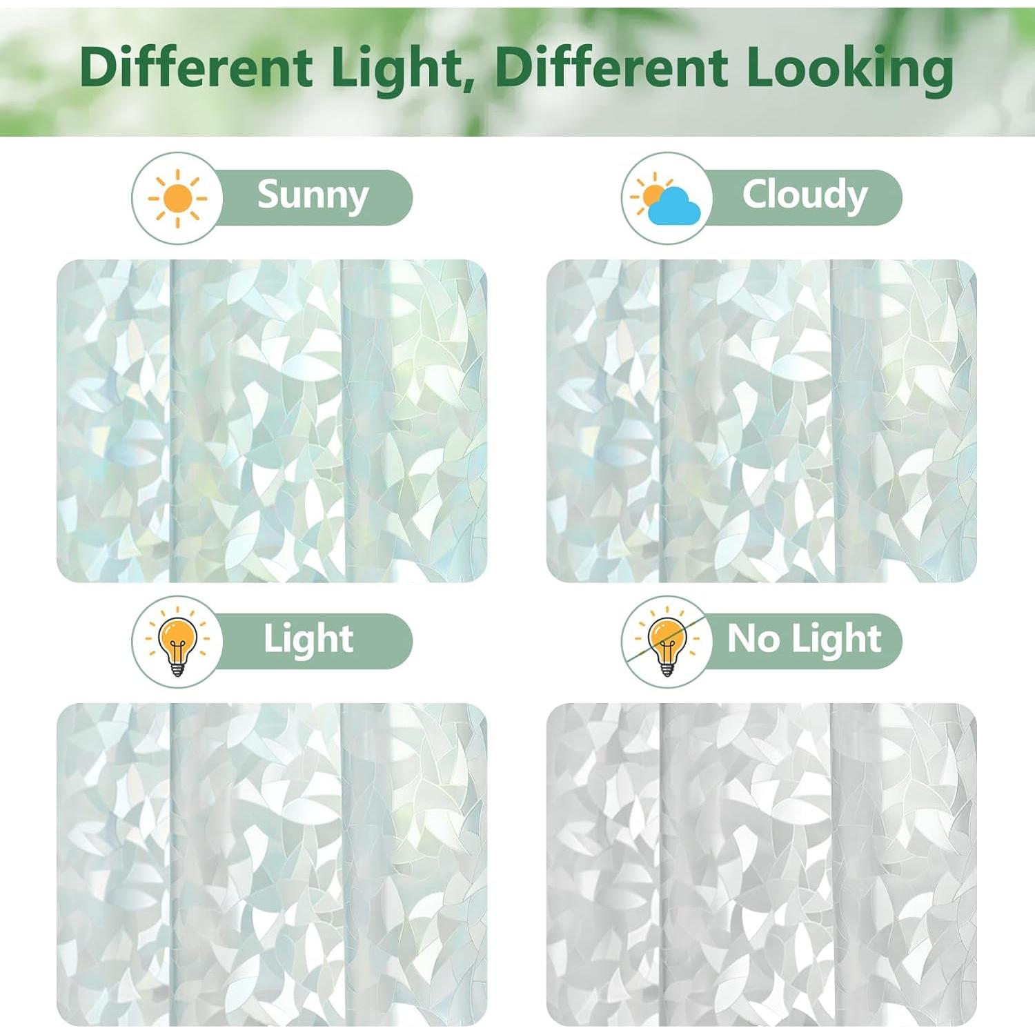 Cortina de Ducha AooHome 183x198 cm EVA Semi Transparente