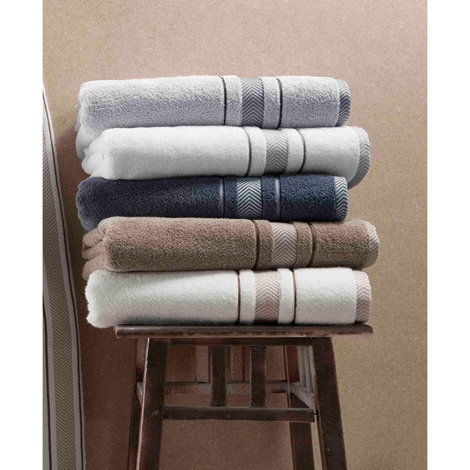 Juego de Toallas de Baño Le Fil Blanc 6 Piezas Algodón 100%