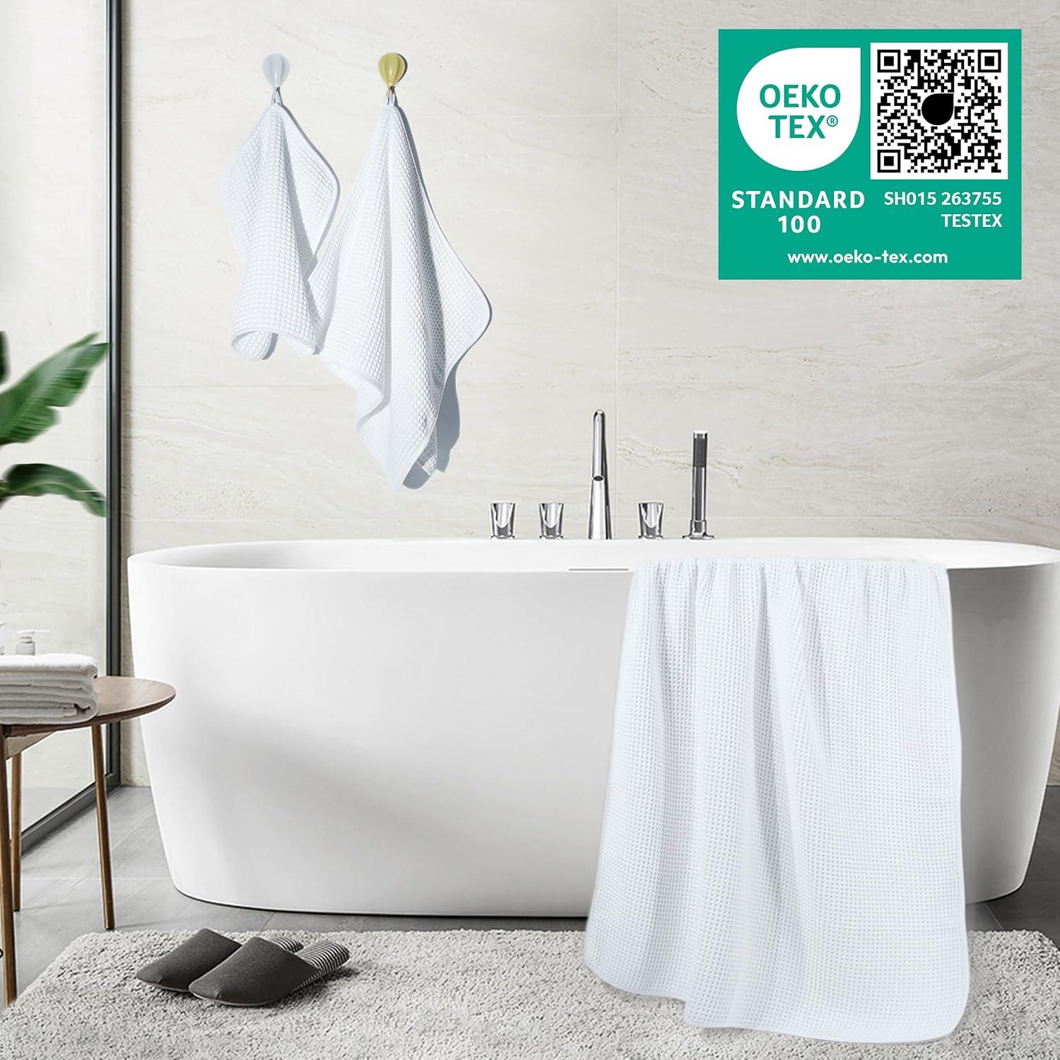 Conjunto de Toallas de Baño Microfibra POLYTE 6 Piezas 430 gsm