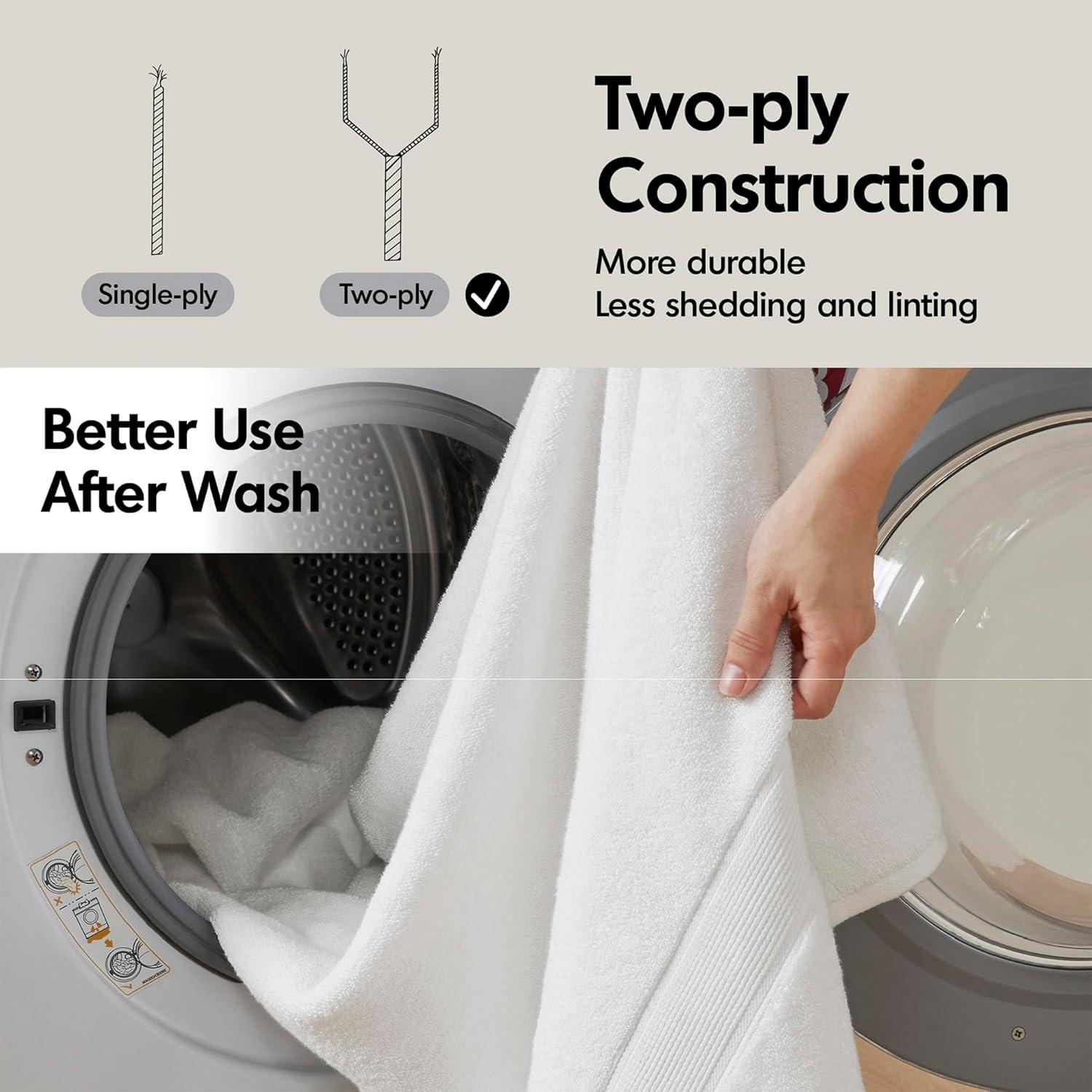 Conjunto de Toallas de Baño Madison Park 800GSM 8 Piezas