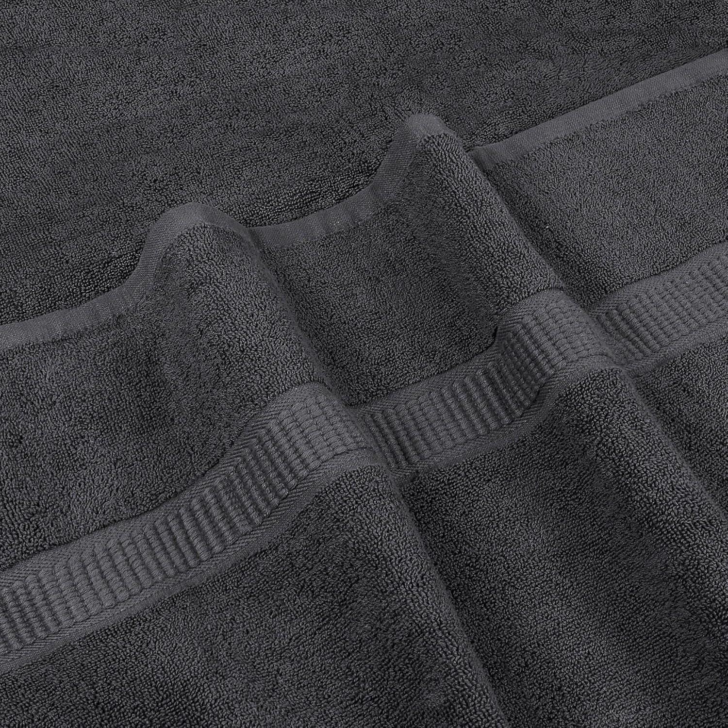 Toallas Utopia Jumbo de Baño 2 Piezas 600 GSM 89x178 cm Gris