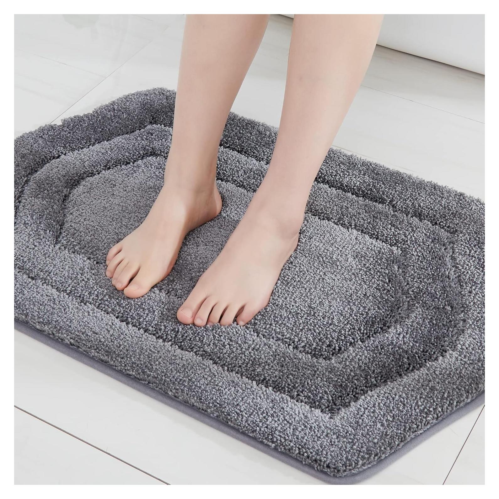 Alfombrilla de Baño Antideslizante COSY HOMEER 45x68 cm Gris